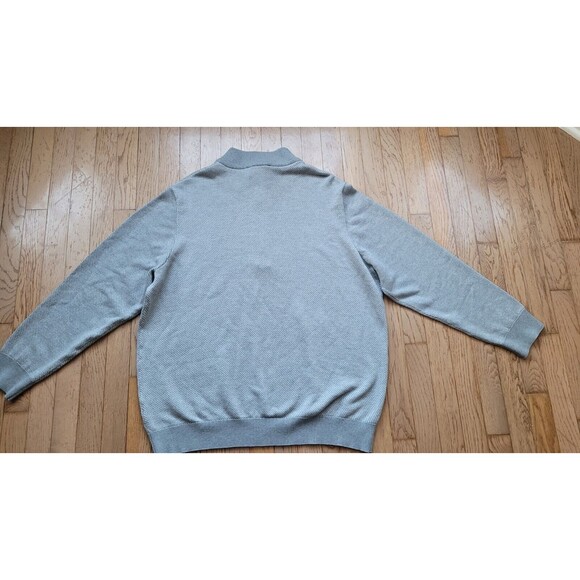 Vineyard Vines Men's Quarter Zip Sweater Gray Size XXL 2XL - Picture 5 of 5